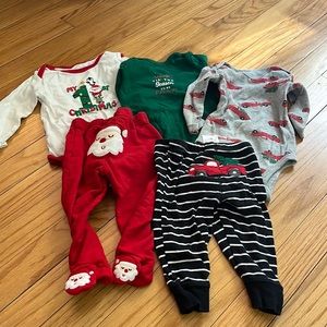 Baby Holiday Outfit Bundle (6M)